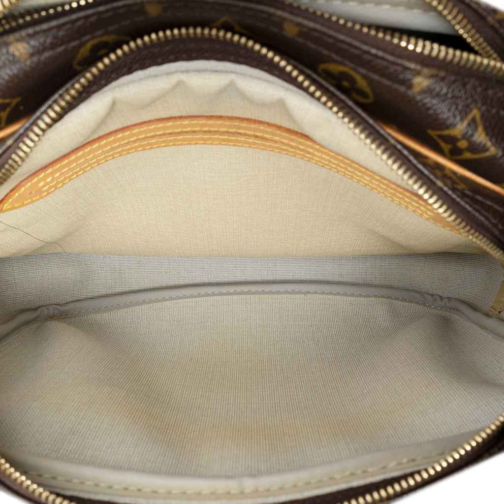 Shoulder Bag Reporter PM Brown Monogram Canvas