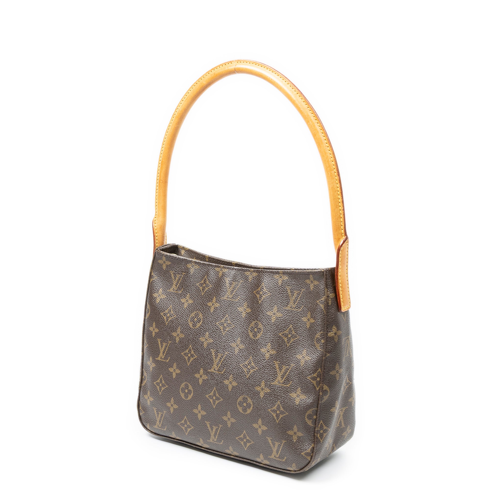 Shoulder Bag Looping MM Brown Monogram Canvas