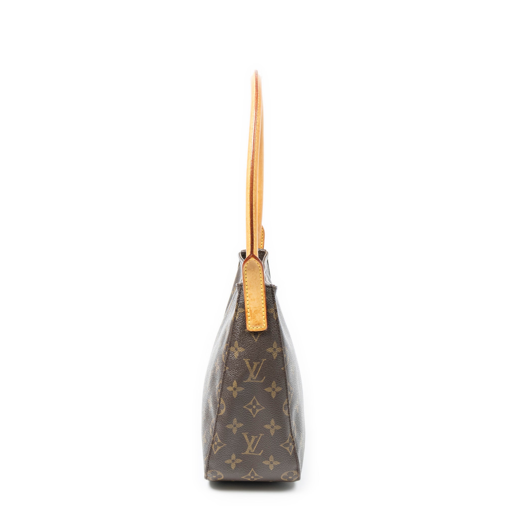 Shoulder Bag Looping MM Brown Monogram Canvas