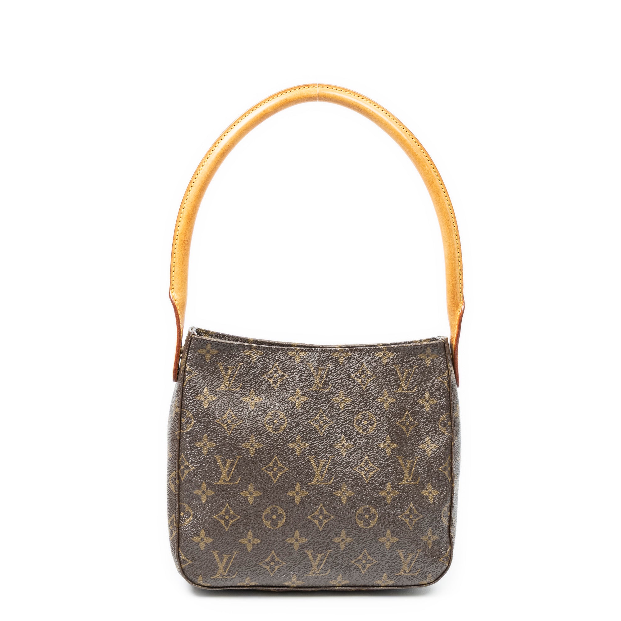 Shoulder Bag Looping MM Brown Monogram Canvas