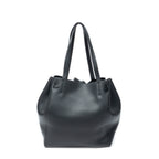 Shoulder Bag Small Belt Cabas Phantom Black Grained Calfskin Leather