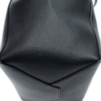 Shoulder Bag Small Belt Cabas Phantom Black Grained Calfskin Leather