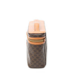 Pouch Top Handle Toiletry Pouch Brown Macadam Coated Canvas