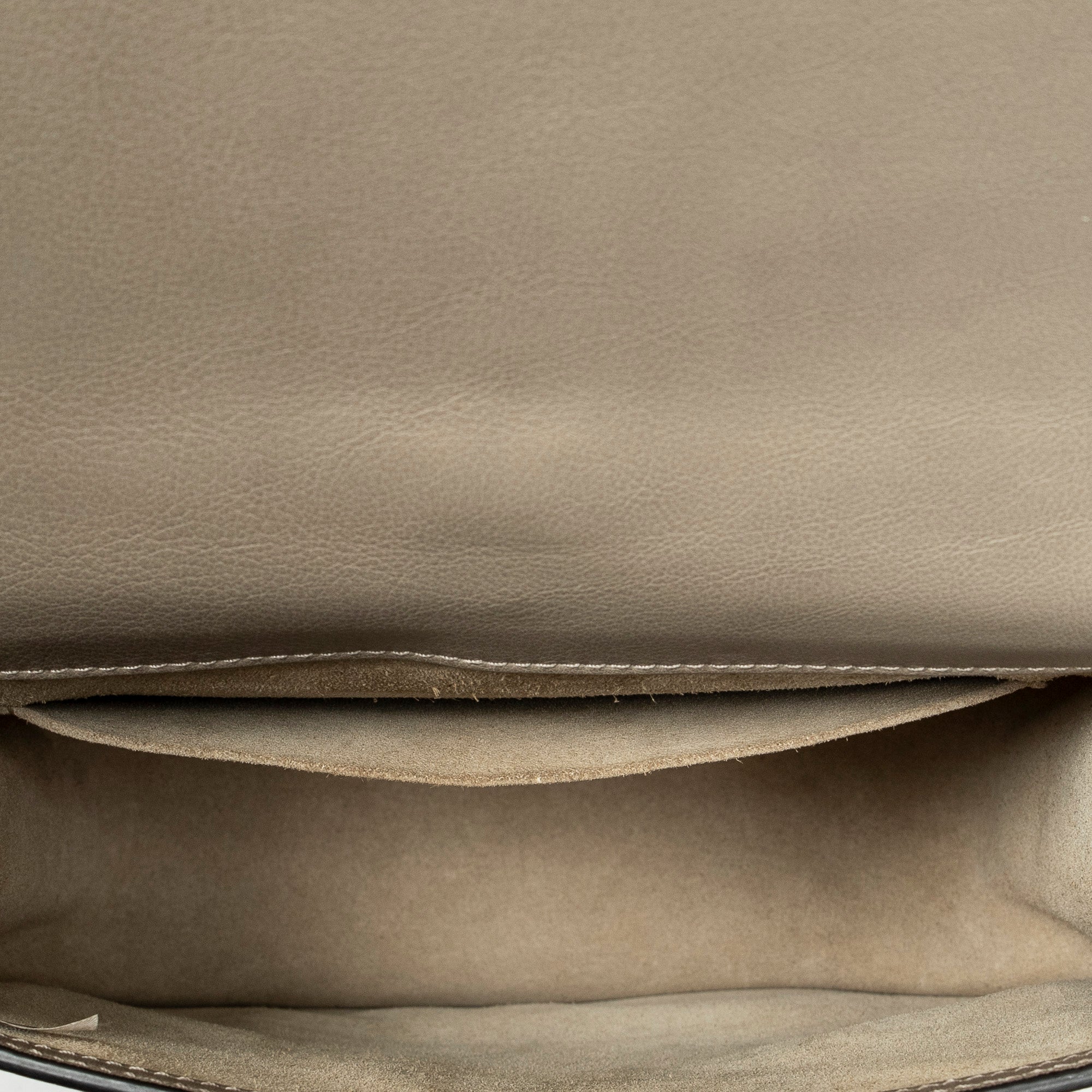 Shoulder Bag Medium Nile Bracelet Bag Grey Calfskin Leather