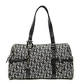 Shoulder Bag D Charm Trotter Boston Grey Diorissimo Canvas