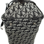 Shoulder Bag D Charm Trotter Boston Grey Diorissimo Canvas