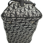 Shoulder Bag D Charm Trotter Boston Grey Diorissimo Canvas