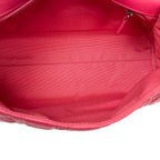 Shoulder Bag Cannage Flap Bag Fuchsia Pink Cannage Lambskin Leather
