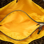 Shoulder Bag Vertical Open Tote Brown Zucca Coated Canvas