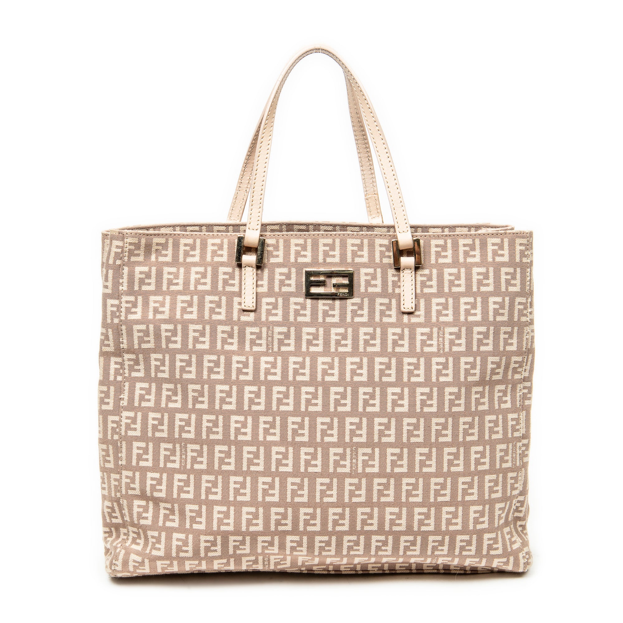 Shoulder Bag Small Square Shopping Tote Light Pink Zucchino Canvas