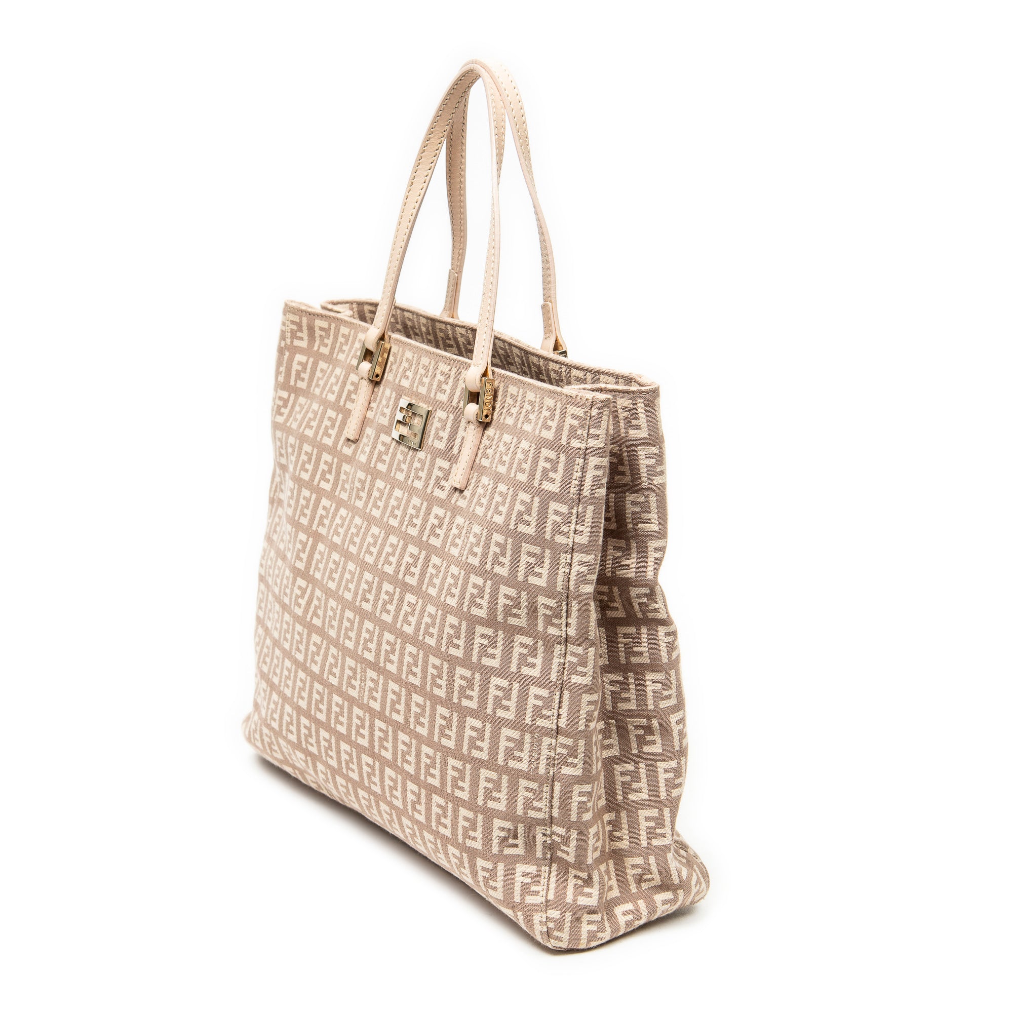 Shoulder Bag Small Square Shopping Tote Light Pink Zucchino Canvas