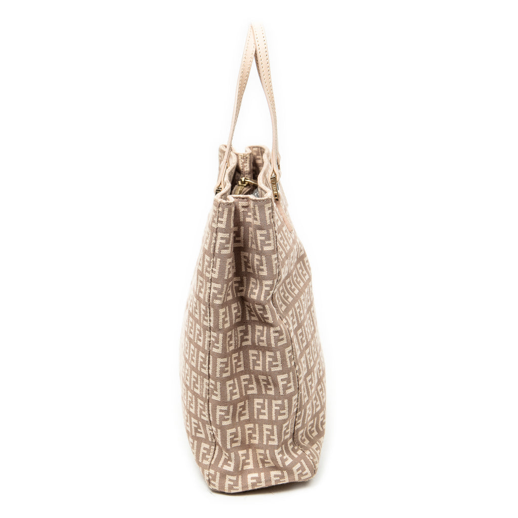 Shoulder Bag Small Square Shopping Tote Light Pink Zucchino Canvas