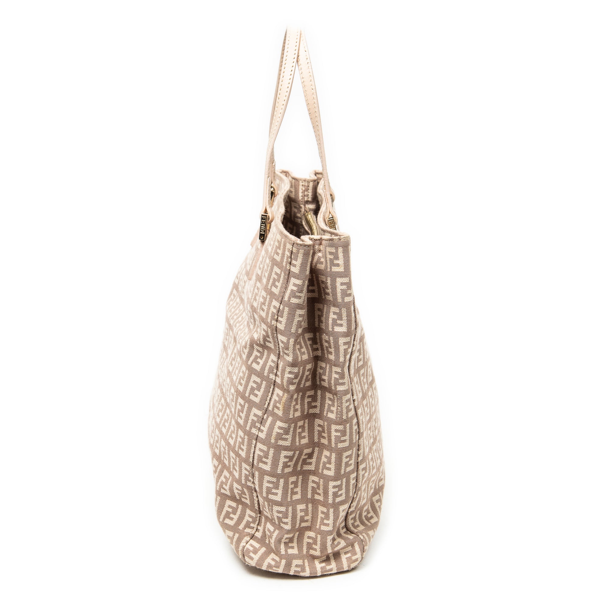 Shoulder Bag Small Square Shopping Tote Light Pink Zucchino Canvas