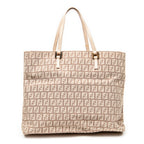 Shoulder Bag Small Square Shopping Tote Light Pink Zucchino Canvas