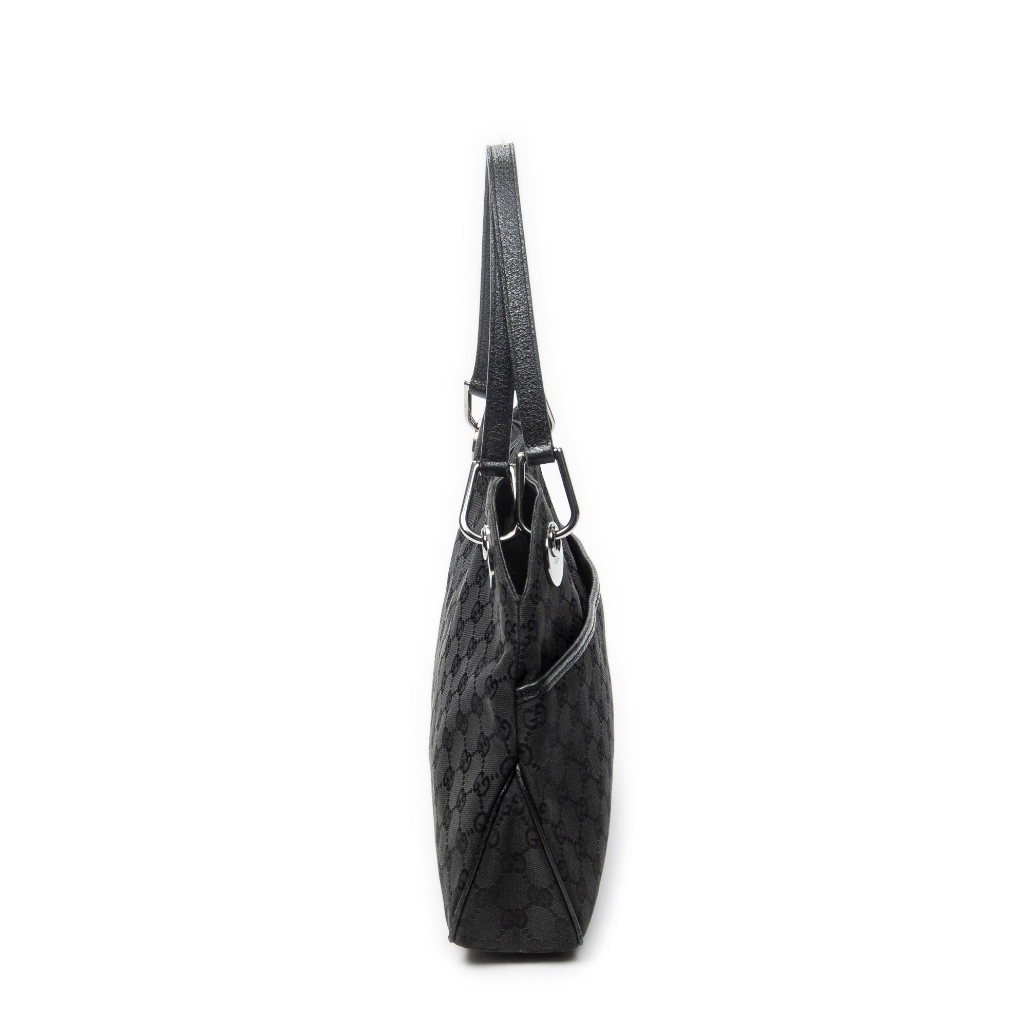 Shoulder Bag Medium Eclipse Tote Black Monogrammed Canvas