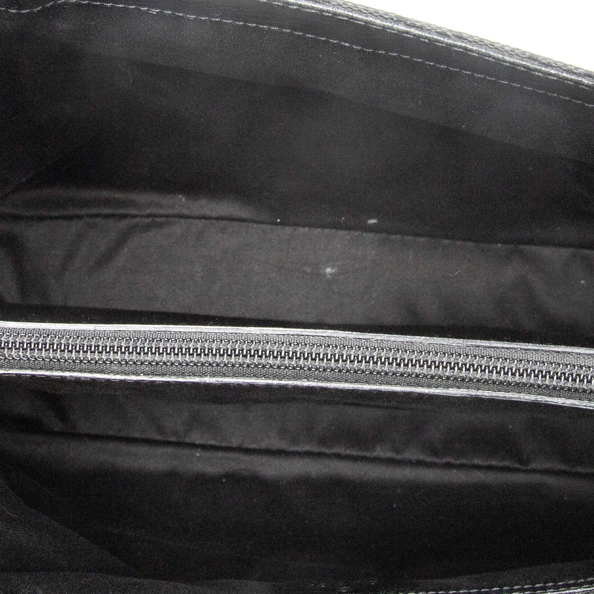 Shoulder Bag Square Bamboo Classic Tote Black Monogrammed Canvas