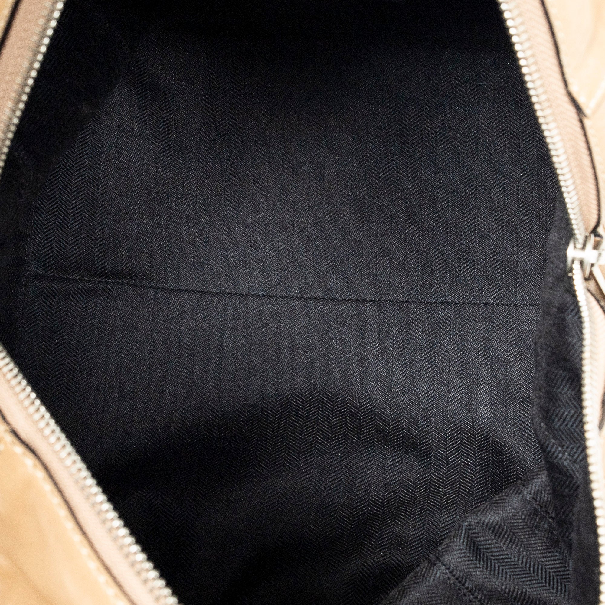 Shoulder Bag Origami Cubo Tan Calfskin Leather