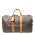 Travel Bag Keepall 50 Brown Monogram Canvas