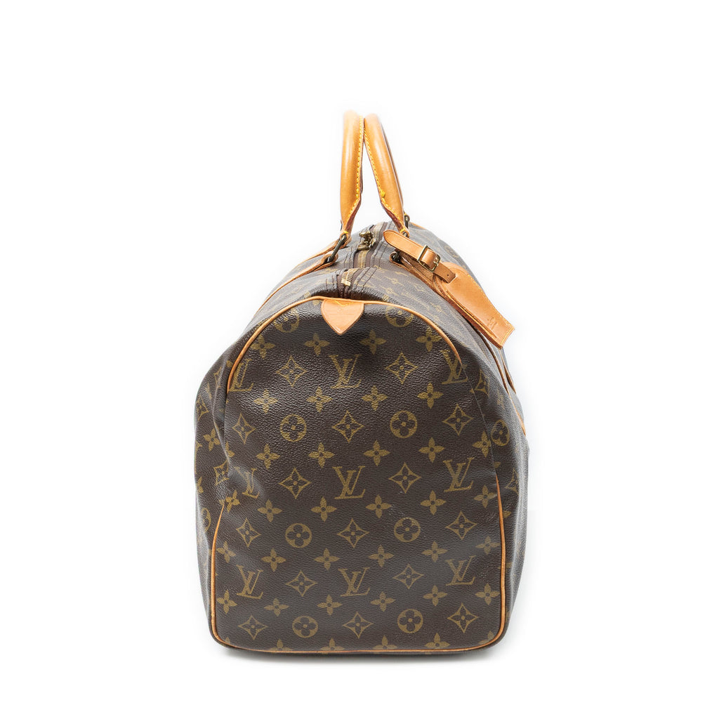 Travel Bag Keepall 50 Brown Monogram Canvas