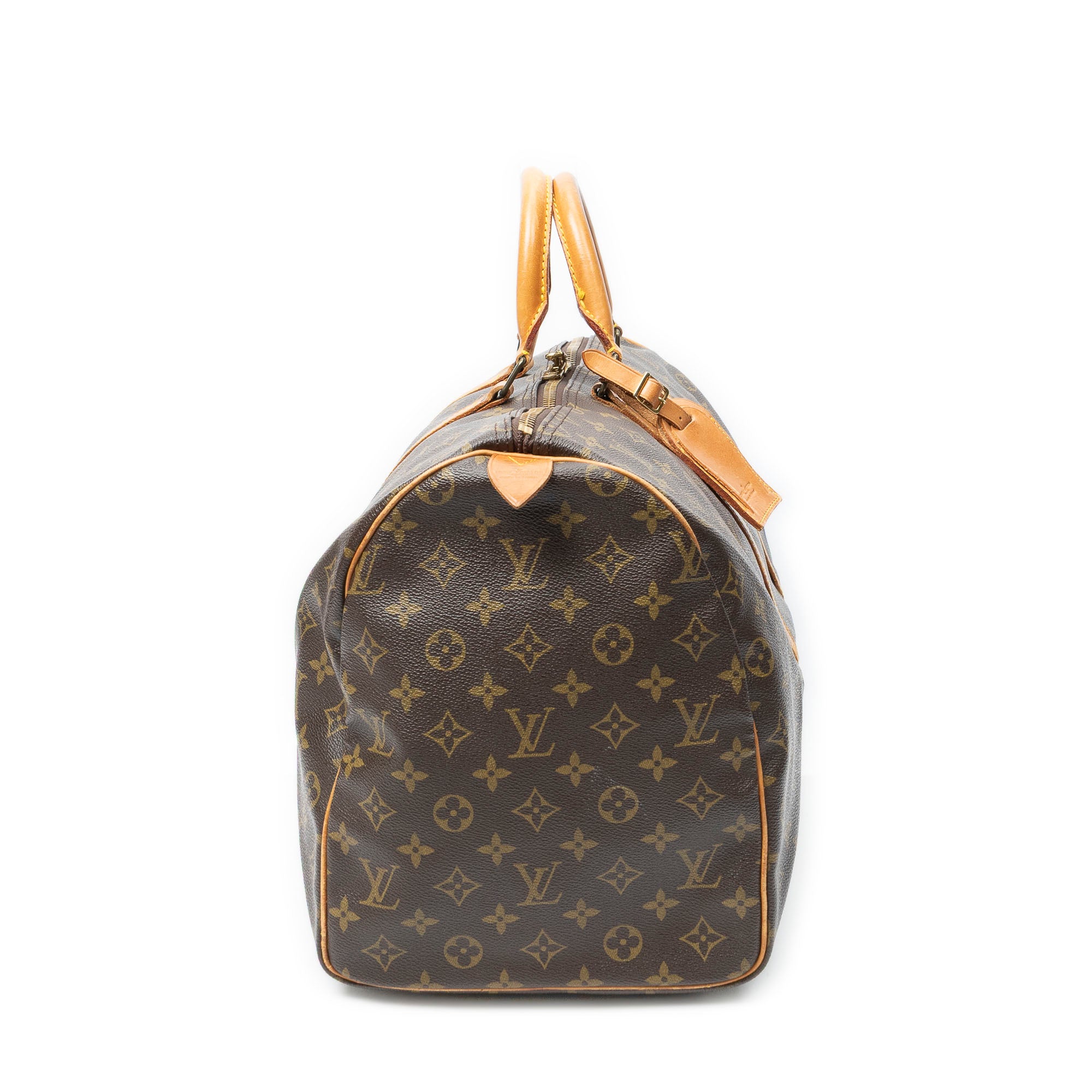 Travel Bag Keepall 50 Brown Monogram Canvas