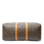 Travel Bag Keepall 50 Brown Monogram Canvas