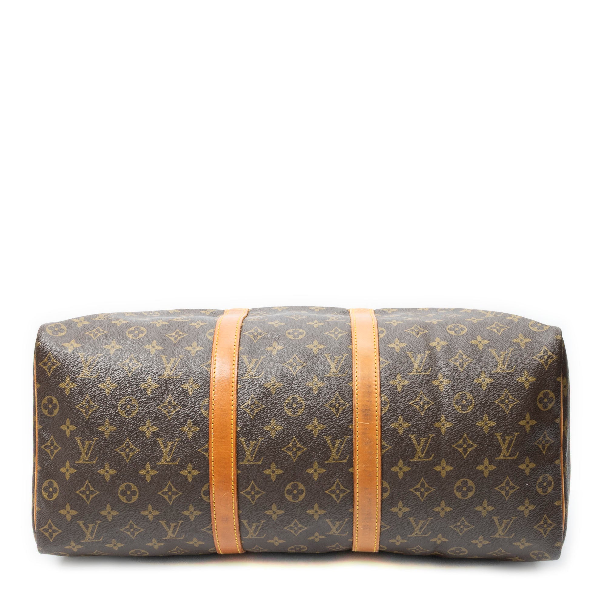 Travel Bag Keepall 50 Brown Monogram Canvas