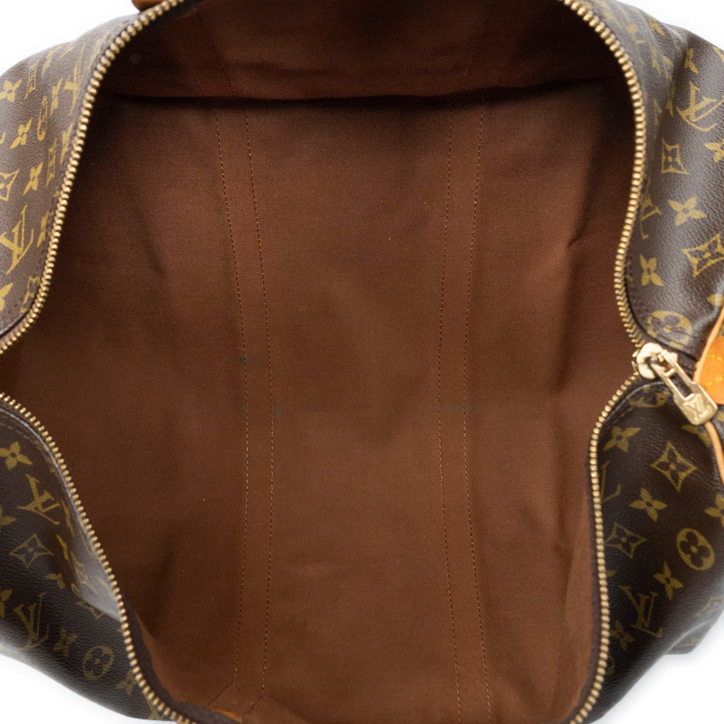 Travel Bag Keepall 50 Brown Monogram Canvas