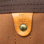 Travel Bag Keepall 50 Brown Monogram Canvas