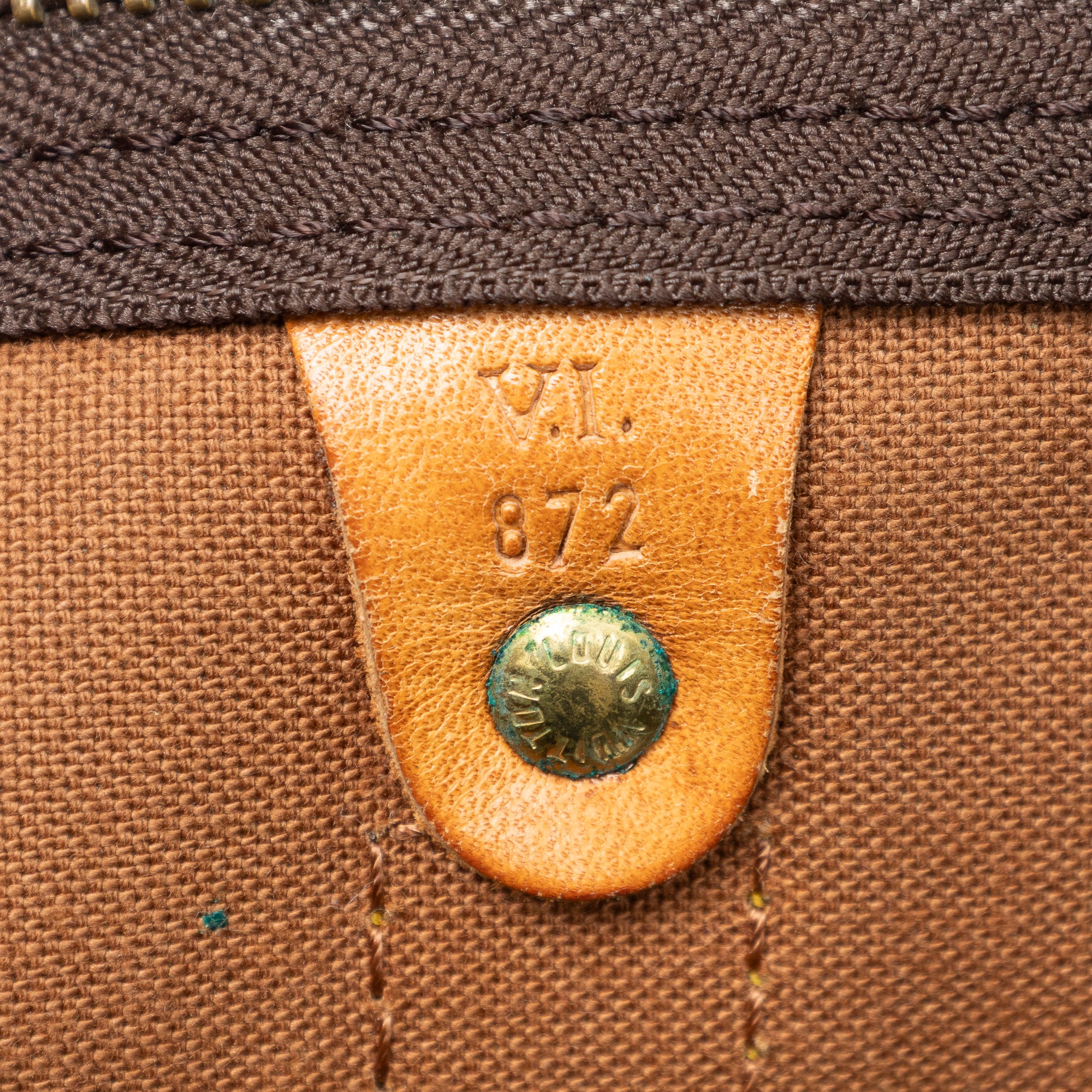 Travel Bag Keepall 50 Brown Monogram Canvas
