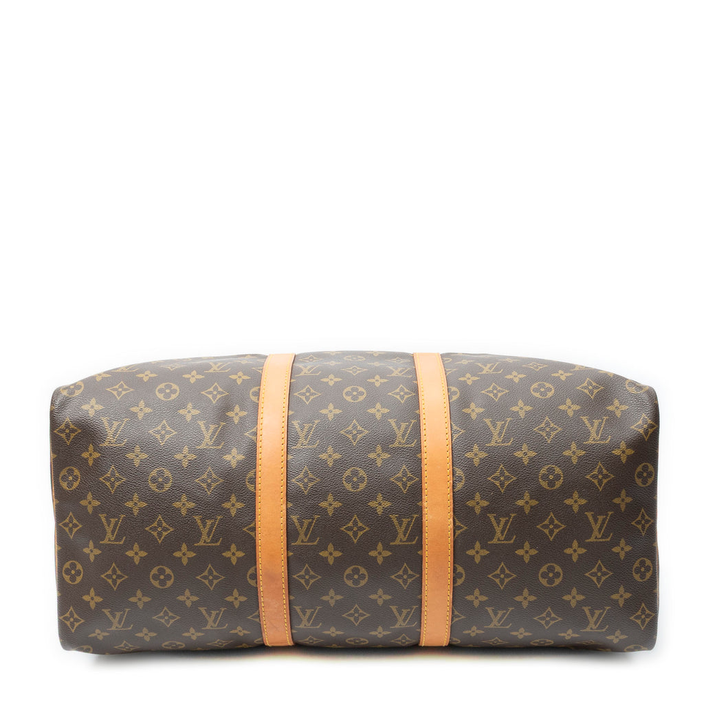 Travel Bag Keepall 50 Brown Monogram Canvas