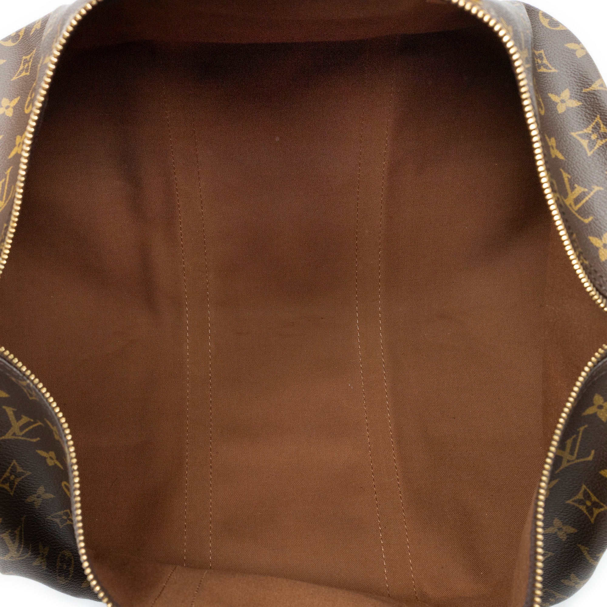Travel Bag Keepall 50 Brown Monogram Canvas