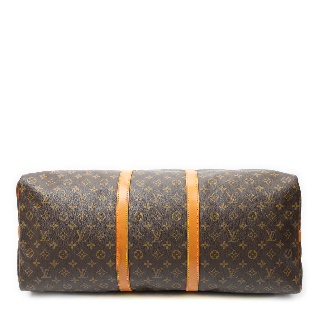 Travel Bag Keepall Bandouliere 60 Brown Monogram Canvas