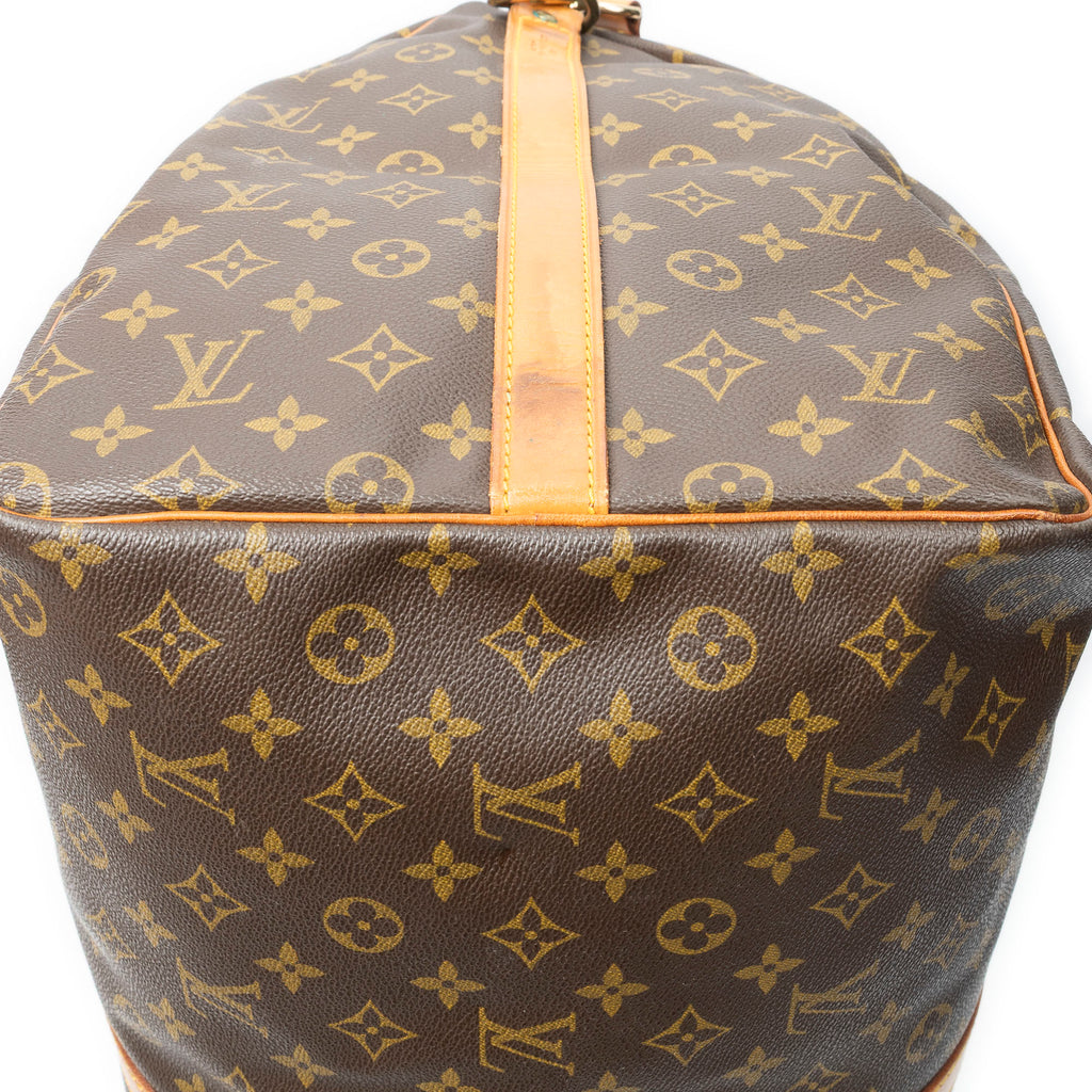 Travel Bag Keepall Bandouliere 60 Brown Monogram Canvas