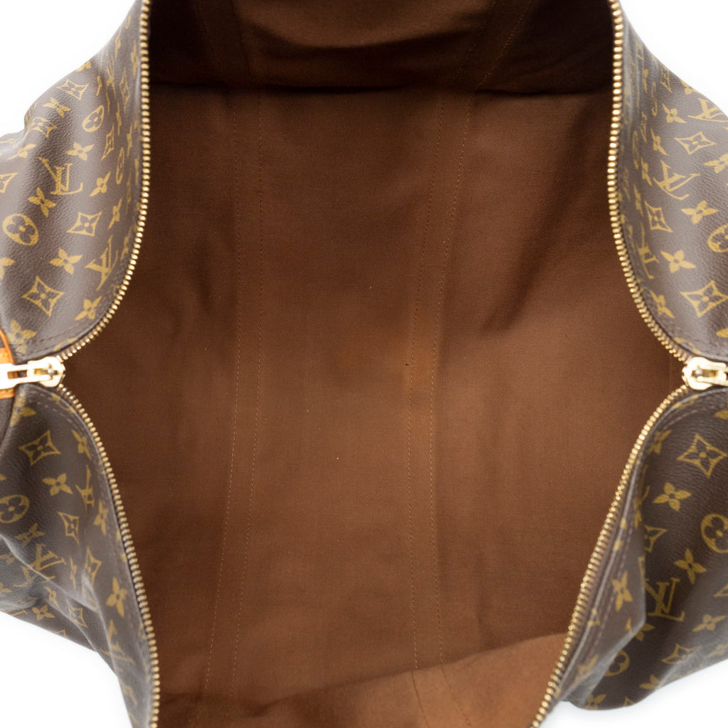 Travel Bag Keepall Bandouliere 60 Brown Monogram Canvas