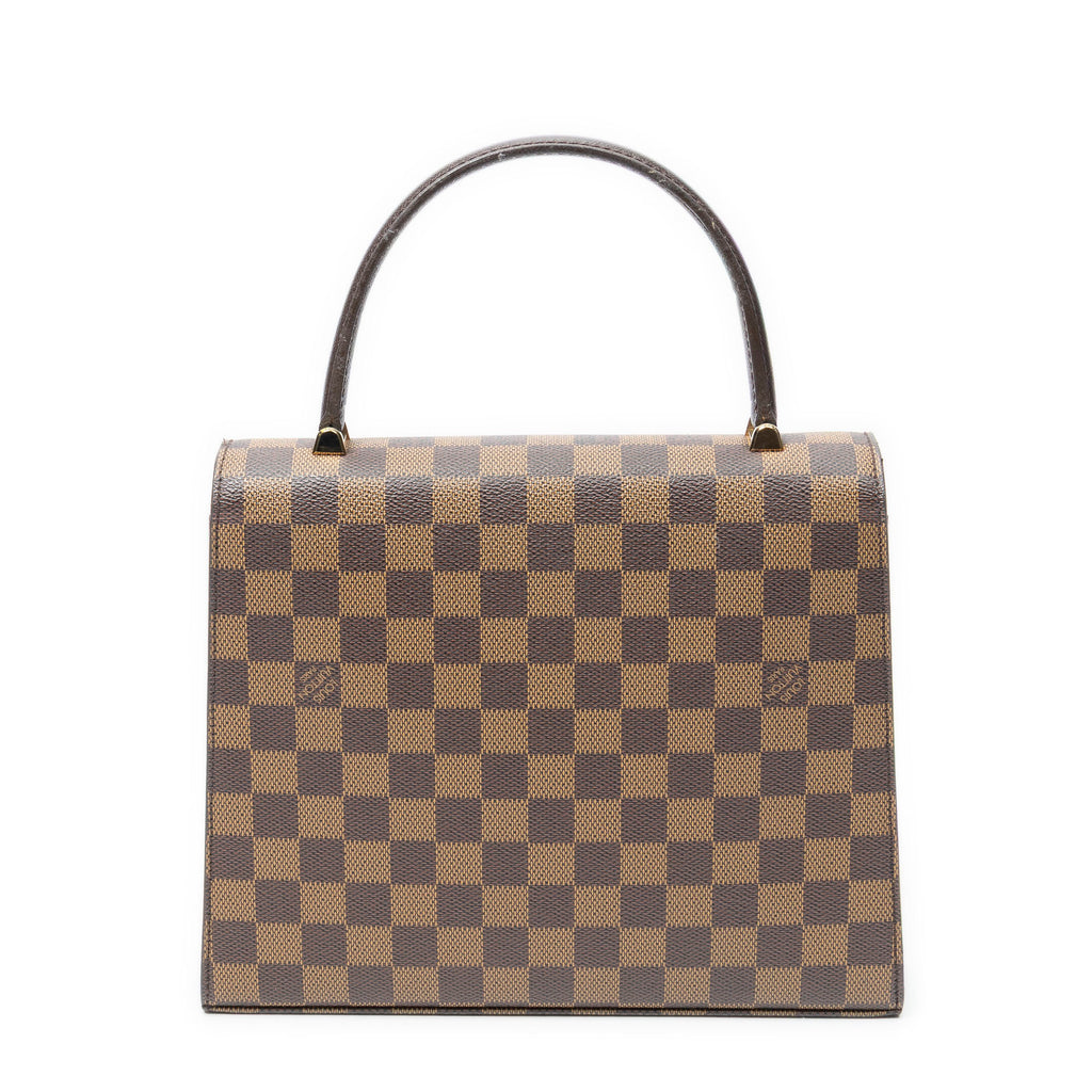 Handbag Malesherbes Brown Damier Ebene