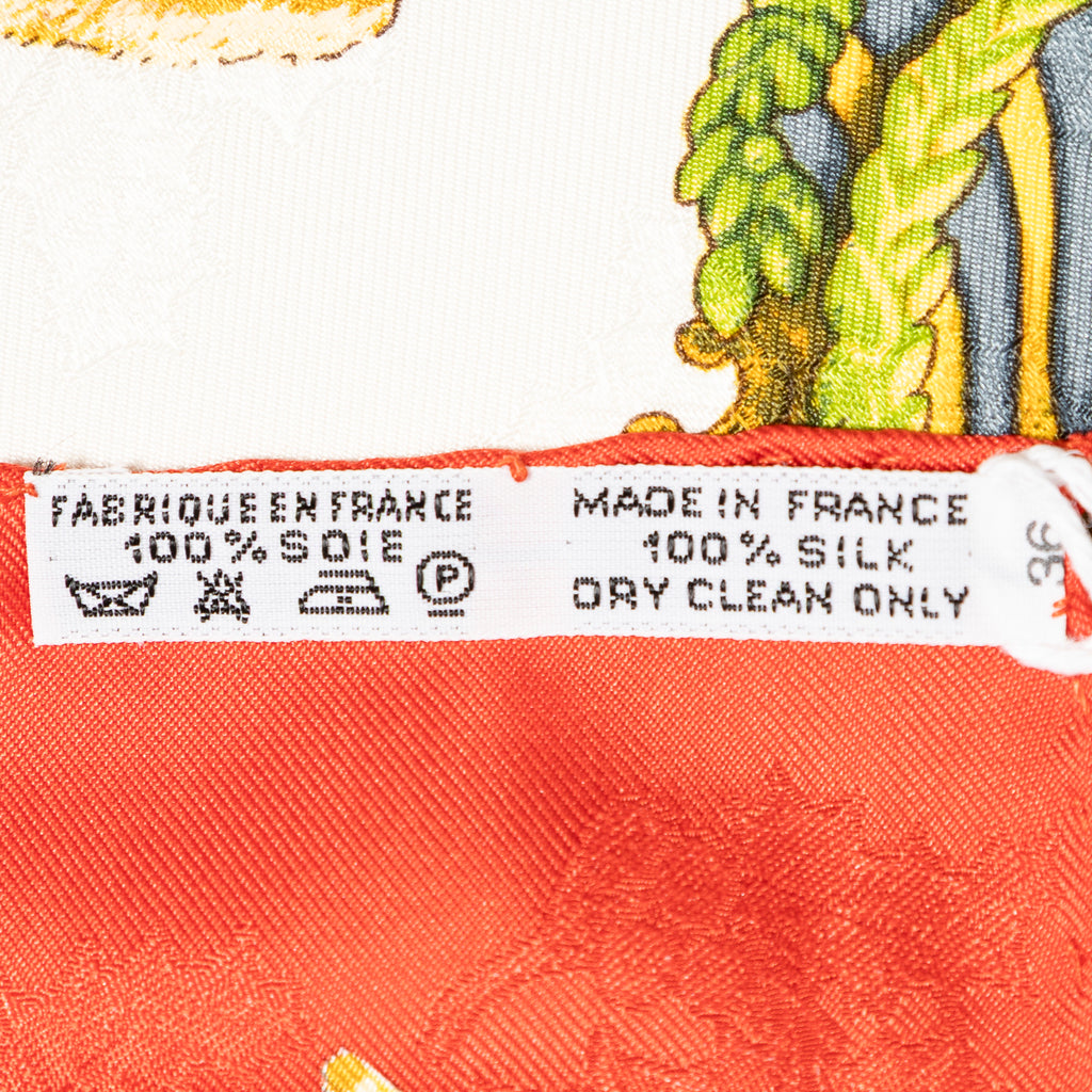 Scarf Scarf Red 100% Jacquard Silk