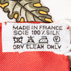 Scarf Scarf Red 100% Twill Silk
