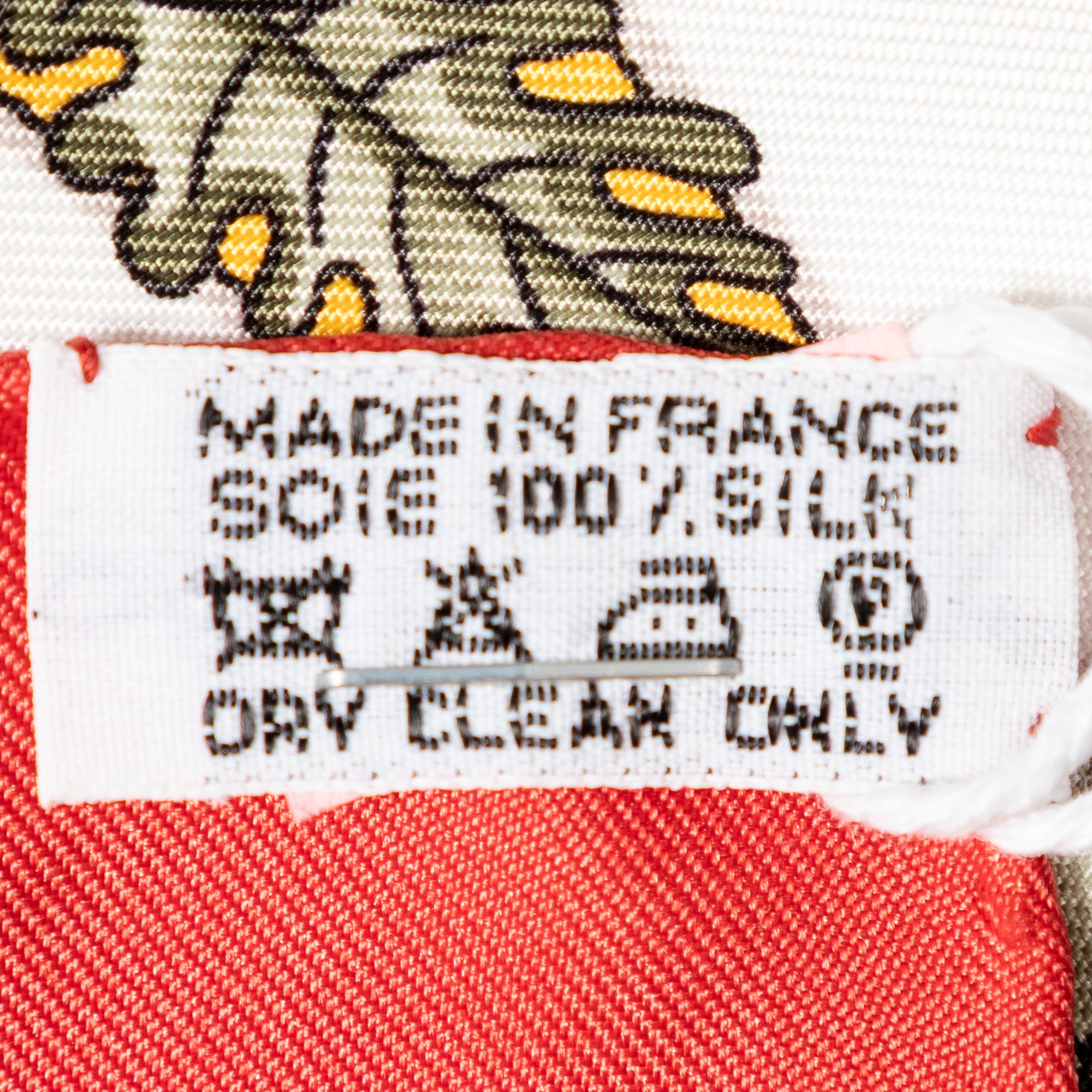 Scarf Scarf Red 100% Twill Silk