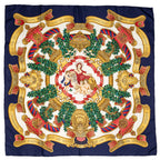 Scarf Scarf Navy 100% Twill Silk