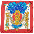 Scarf Scarf Red 100% Twill Silk