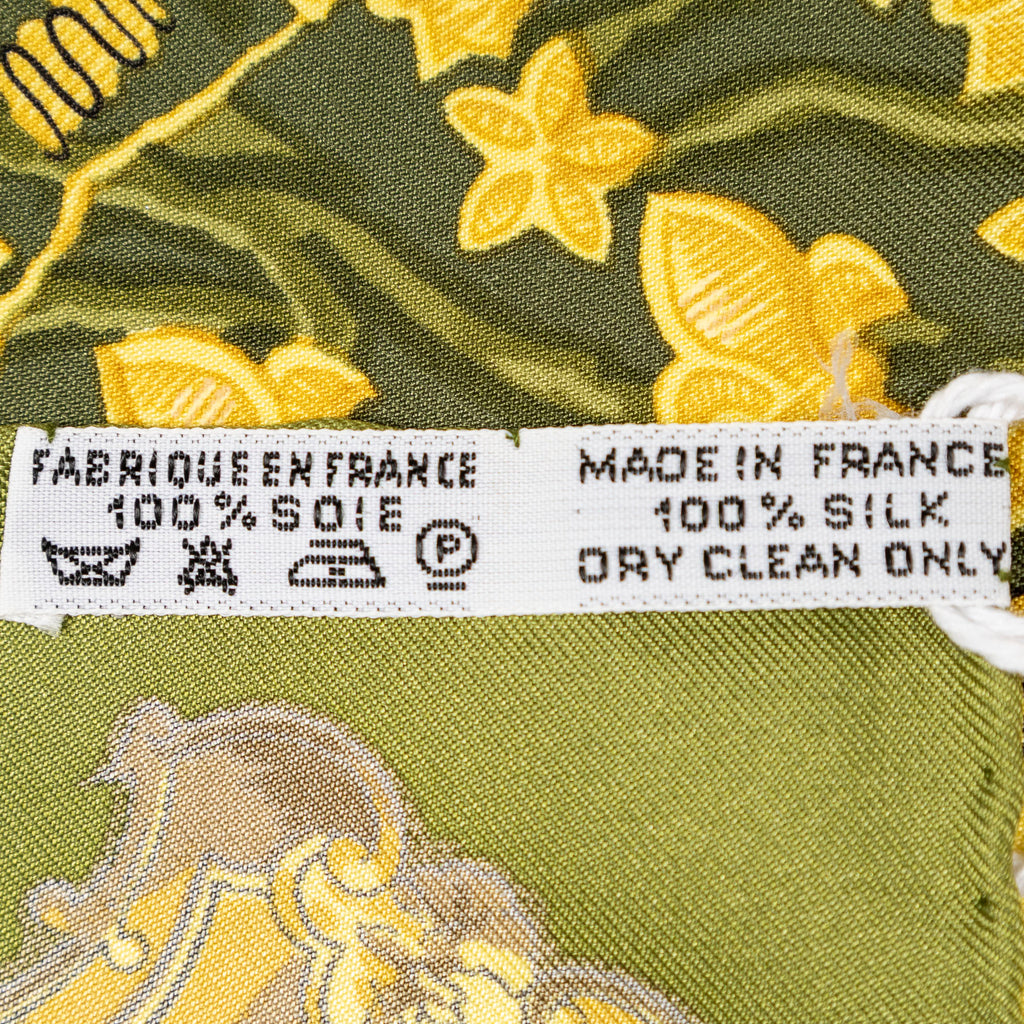 Scarf Scarf Green 100% Twill Silk