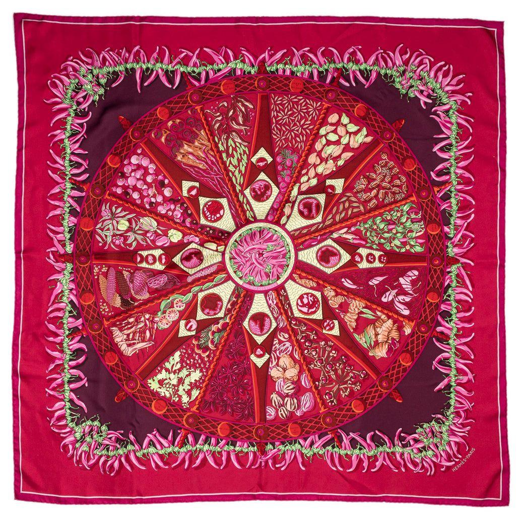 Scarf Scarf Red 100% Twill Silk