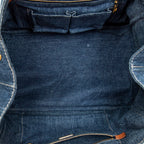 Shoulder Bag Large Canapa Tote Blue Denim Canapa Denim Canvas