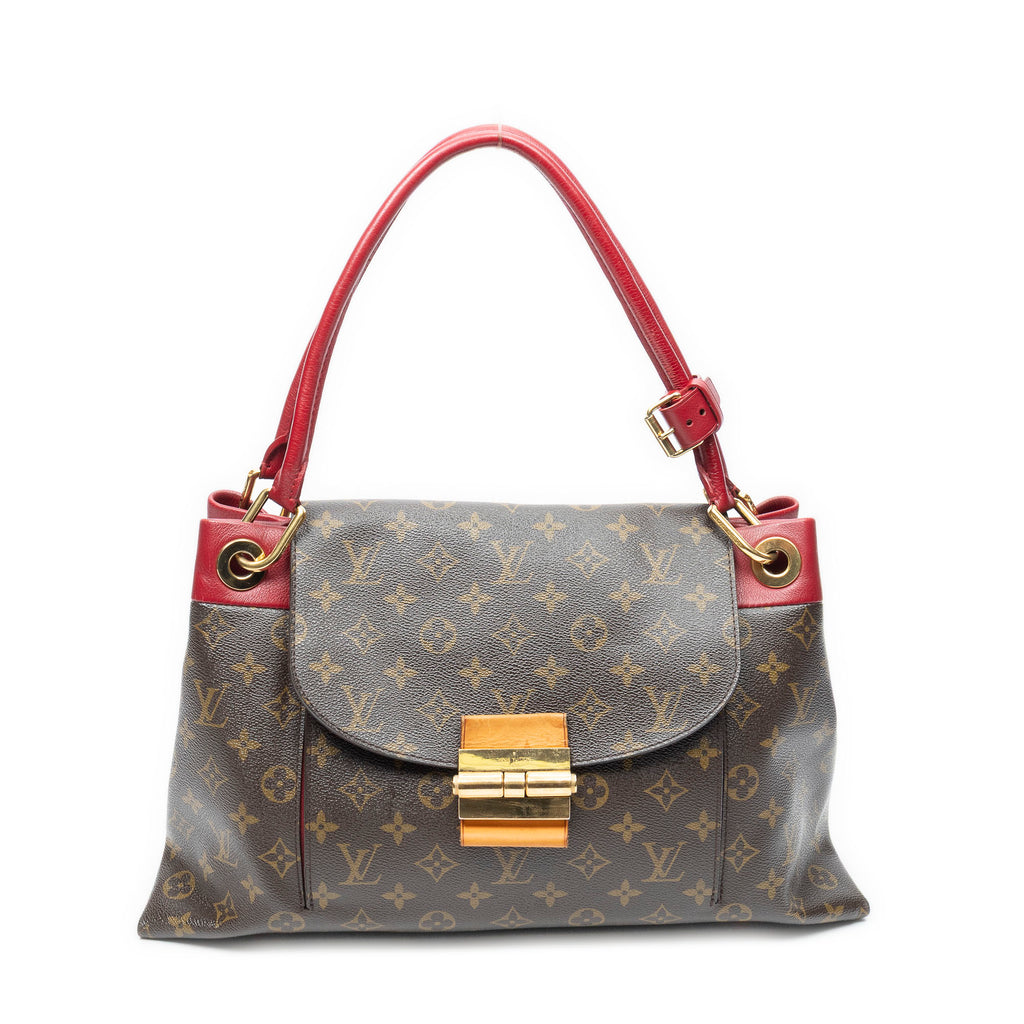 Shoulder Bag Olympe Brown Monogram Canvas