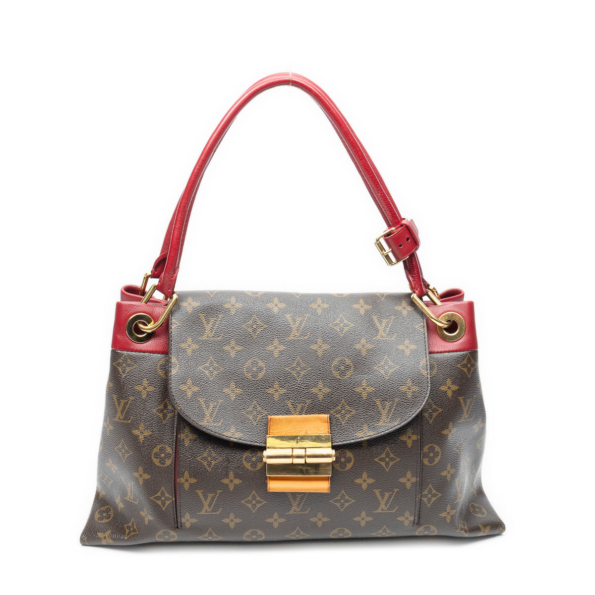 Shoulder Bag Olympe Brown Monogram Canvas