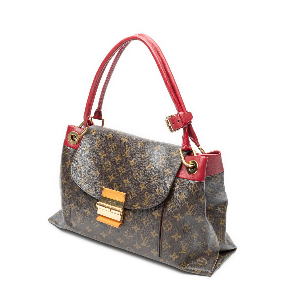 Shoulder Bag Olympe Brown Monogram Canvas