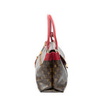 Shoulder Bag Olympe Brown Monogram Canvas