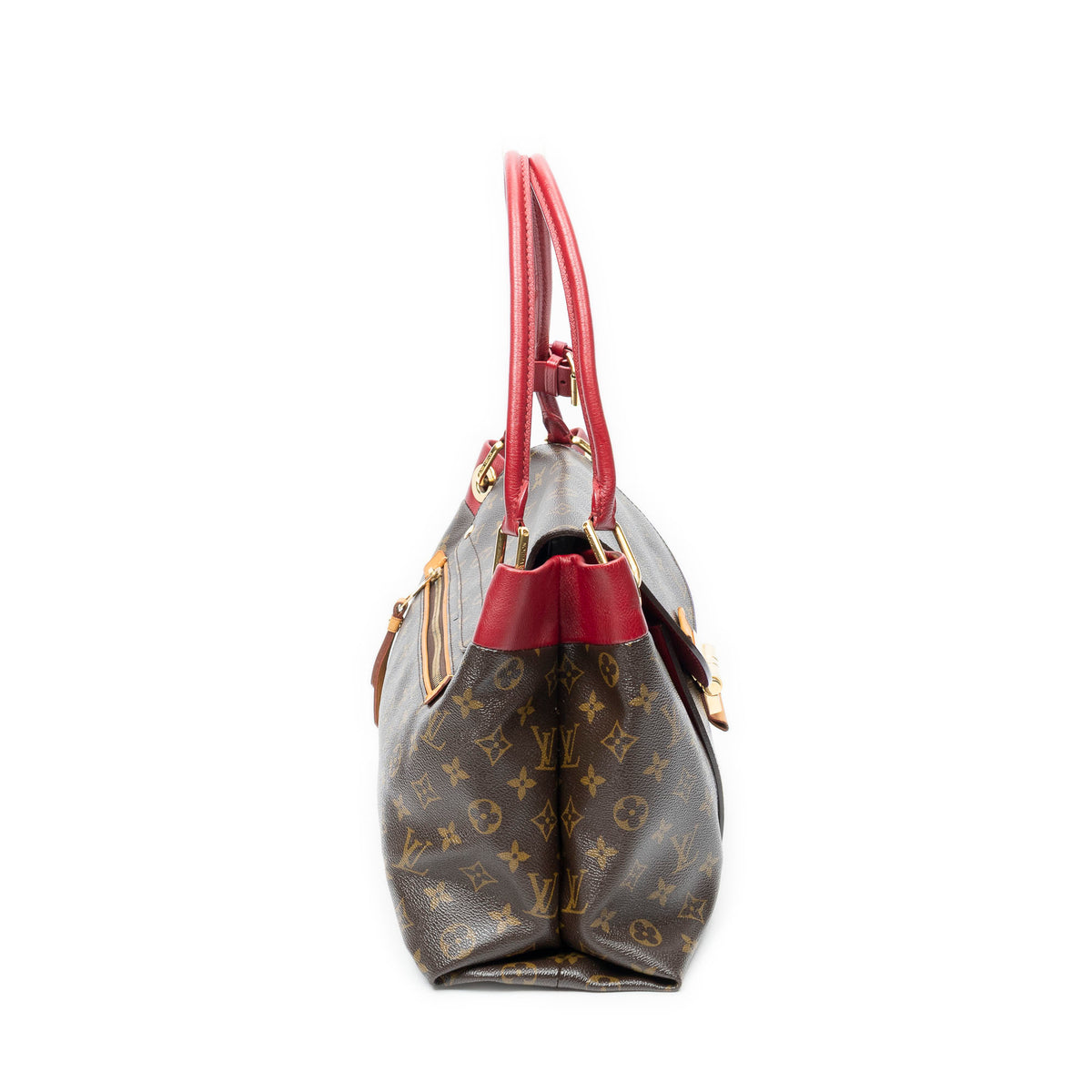 Shoulder Bag Olympe Brown Monogram Canvas