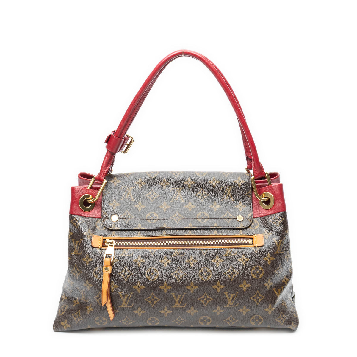 Shoulder Bag Olympe Brown Monogram Canvas