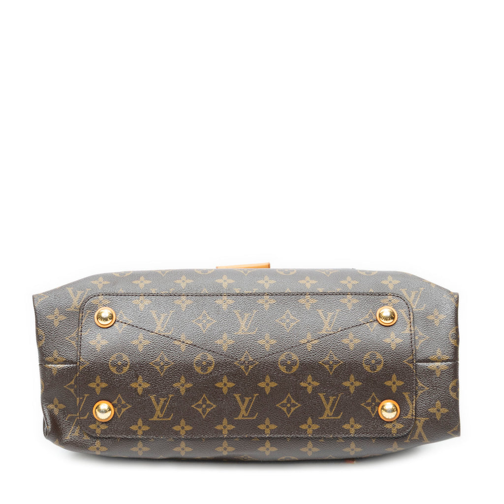 Shoulder Bag Olympe Brown Monogram Canvas